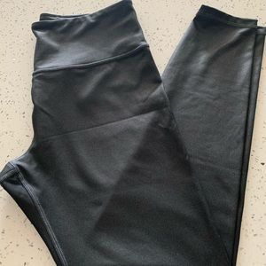 Black shimmer Athleta leggings